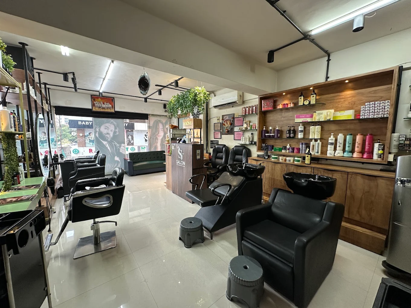SV Unisex  Salon background image