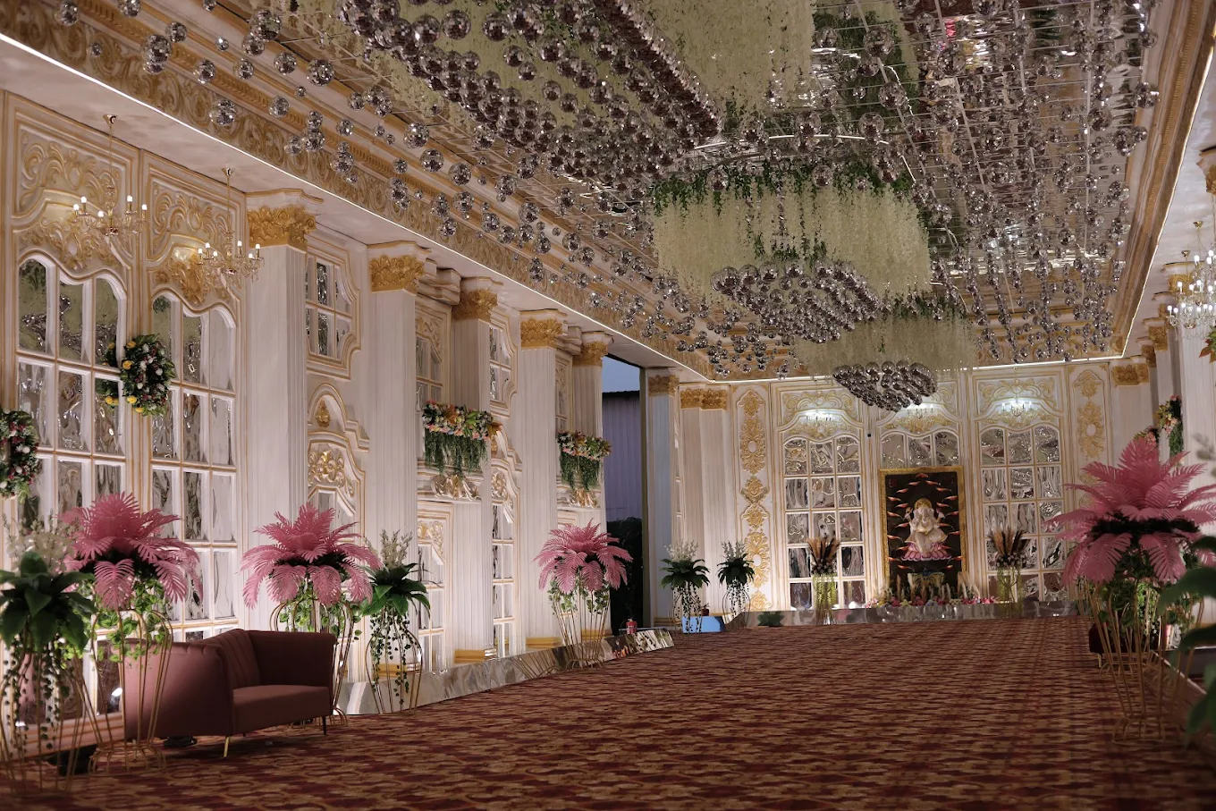 Heaven Party Plot Venue background image